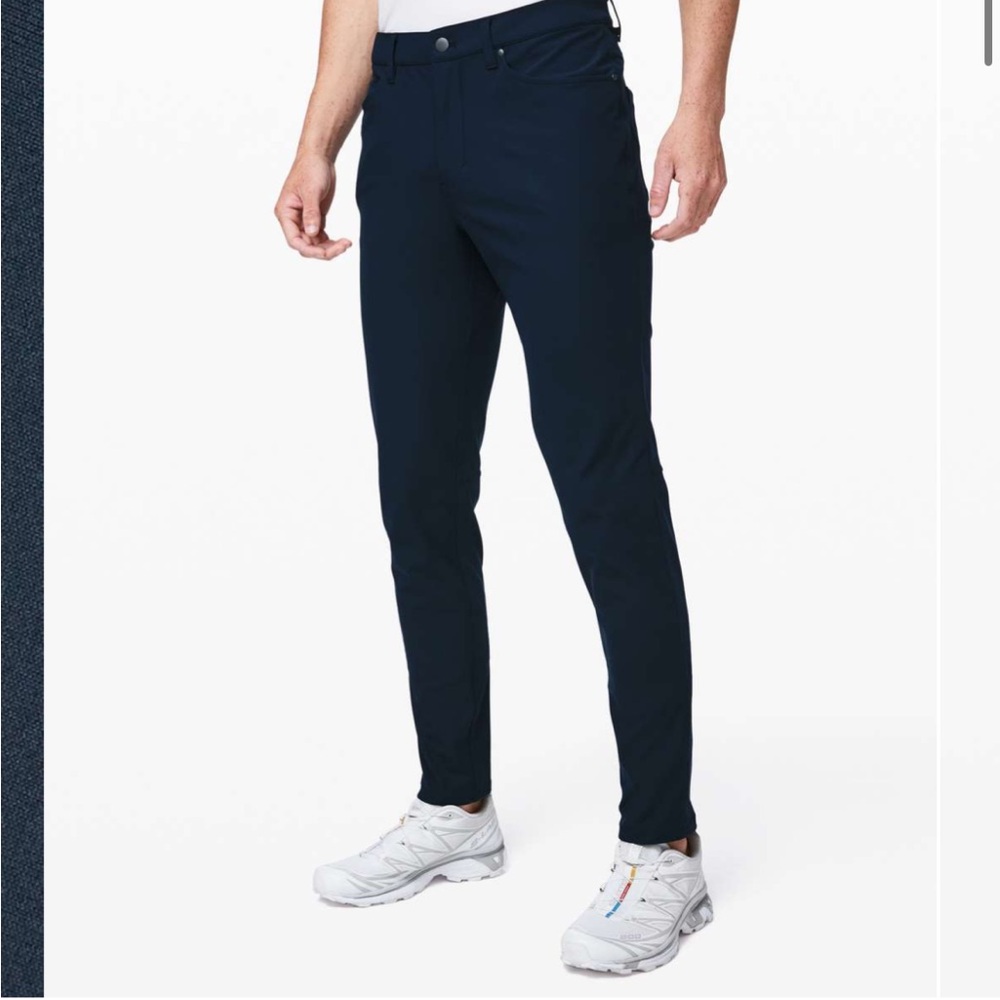 Lululemon ABC Pant Slim *Warpstreme 32" in True Navy size 30